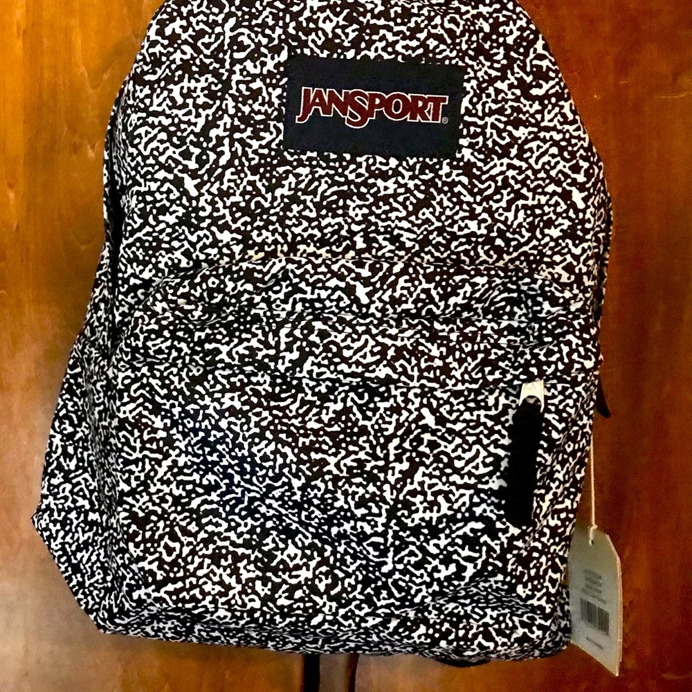 Jansport superbreak backpack 
Print : black noise